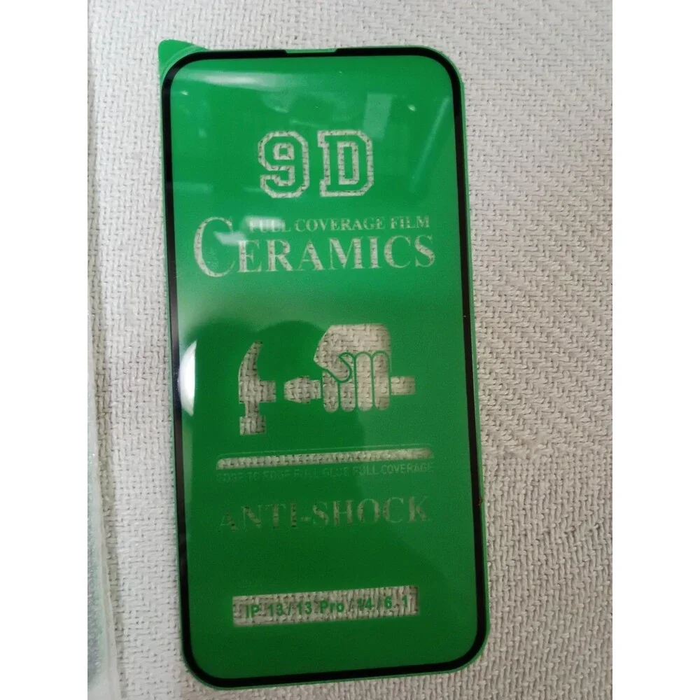 9d Full Coverage Ceramics , Glass Screen Protector iPhone 13/ 13 Pro /14